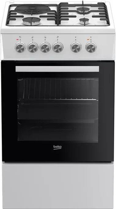 Cuisinière 4 foyers (3+1) + électrique BEKO FSS 53000 DW