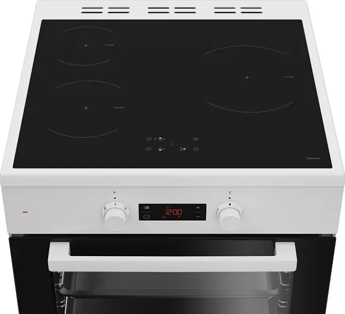Cuisinière induction + four électrique BEKO FSE68302MWC