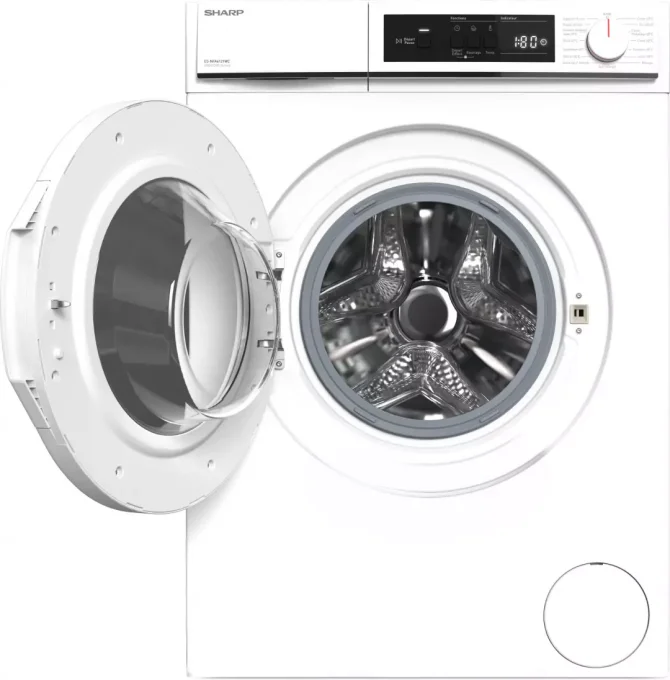 Lave linge frontal 6kG SHARP ESNFA6121WC