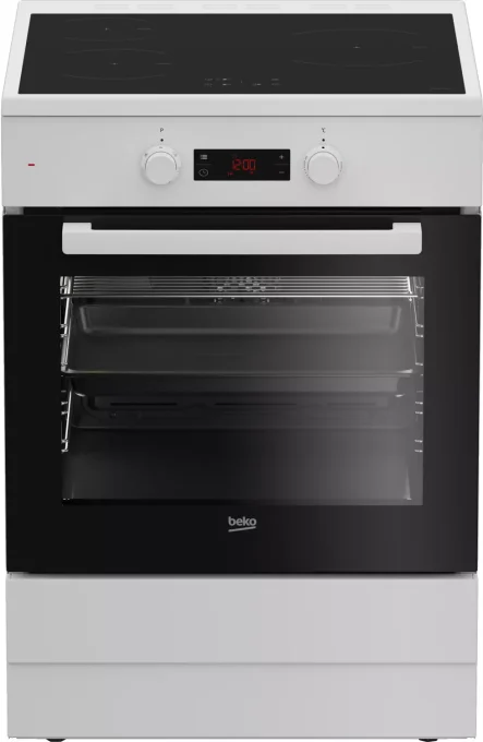 Cuisinière induction + four électrique BEKO FSE68302MWC