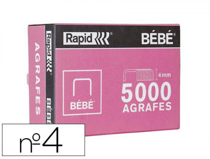 RAPID Agrafe bébé boîte 5000 unités.