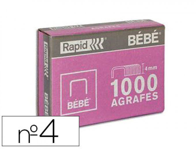 RAPID Agrafe bébé boîte 1000 unités.