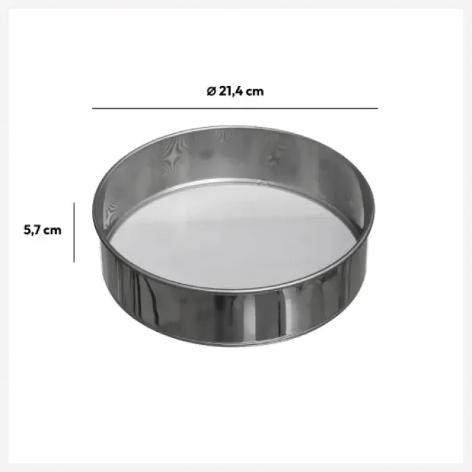 Tamis D21cm en inox S.G