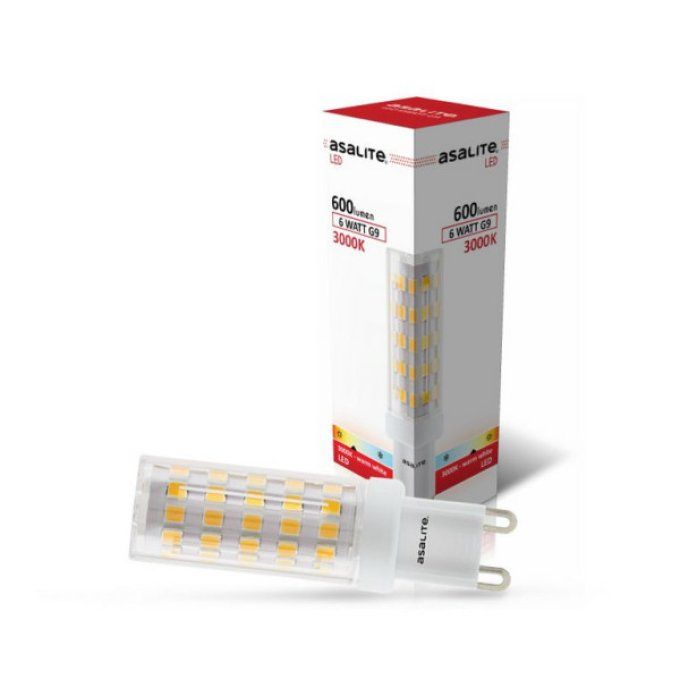 Ampoule LED Asalite G9 6W 600Lm 3000K ou 4000K   IP20