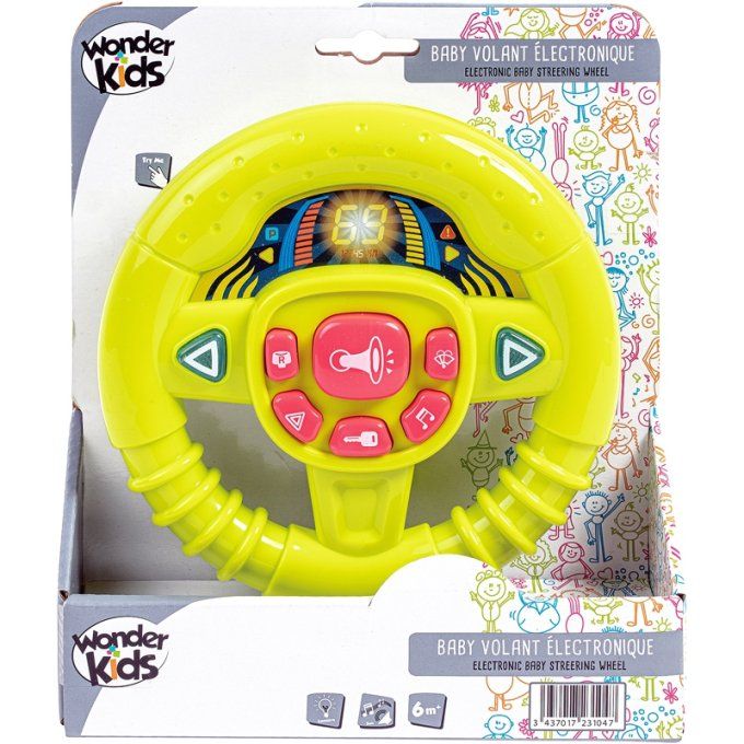 BABY VOLANT ELECTRONIQUE SON ET LUMIERE