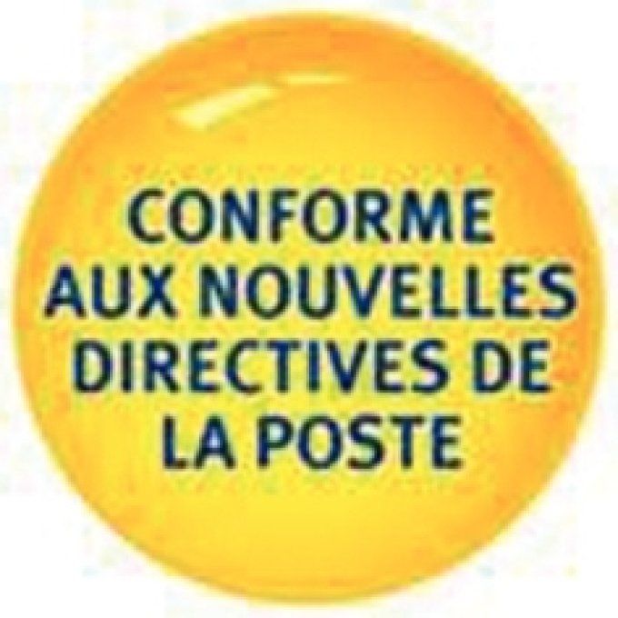 Boîte de 1 000 étiquettes d'affranchissement 150x39 mm AGIPA 