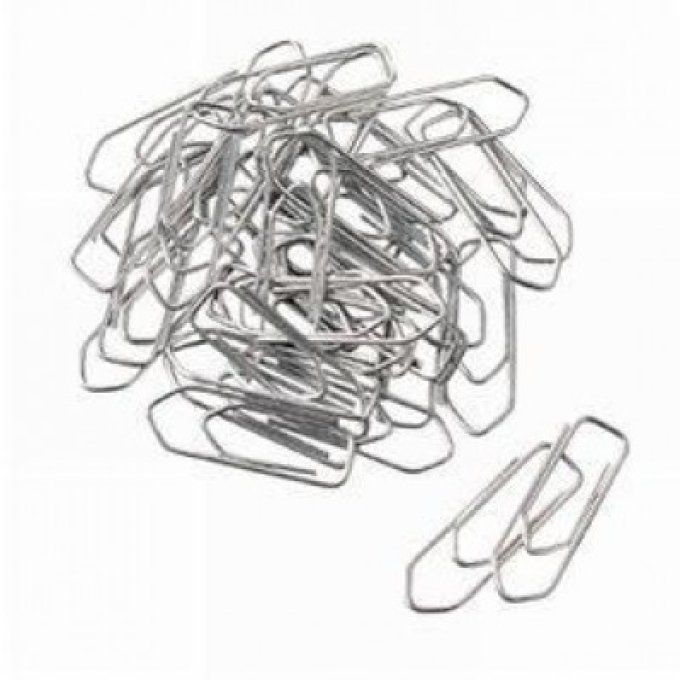 Boite de 100 trombones galvanisés MAPED 25 mm