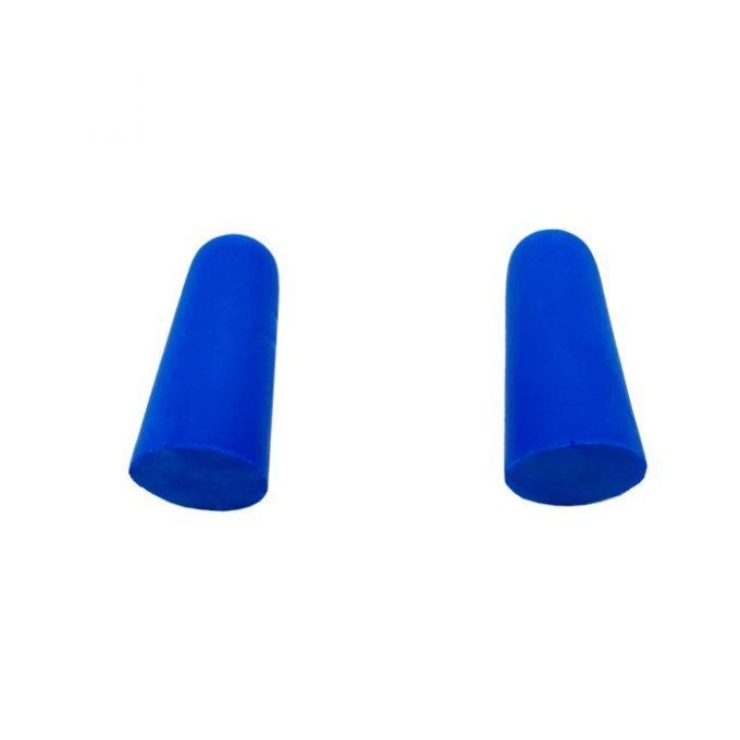 Bouchons d'oreilles / bouchons anti-bruit jetables métal détectables, pack de 250 paires