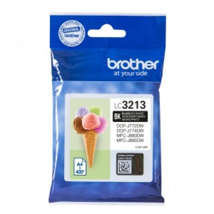 BROTHER Cartouche Encre LC3213BK Noir 400 pages.