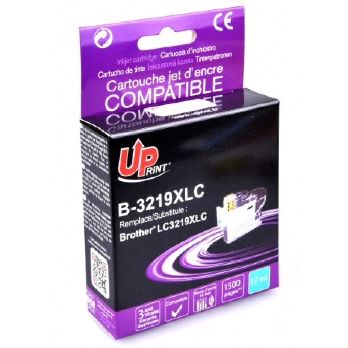 UPrint B-3219XLC C CARTOUCHE COMPATIBLE AVEC BROTHER LC-3219XL