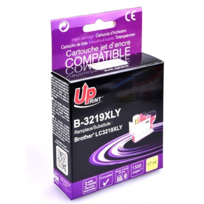 UPRINT B-3219XLY Y CARTOUCHE COMPATIBLE AVEC BROTHER LC-3219XL