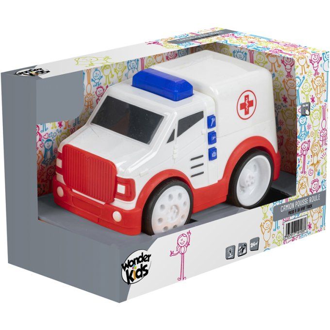 Camion pouss-roule sons et lumières