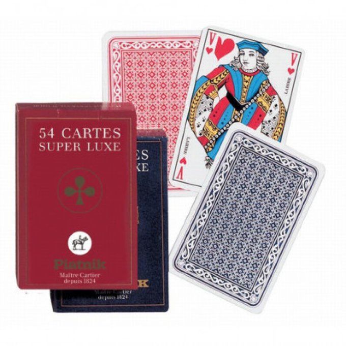 Jeu de 54 cartes Super Luxe