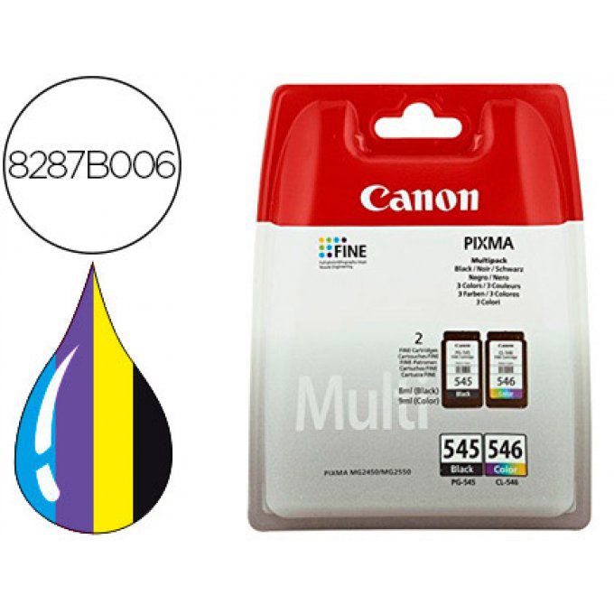 Cartouche d'encre CANON 545/546 Pack