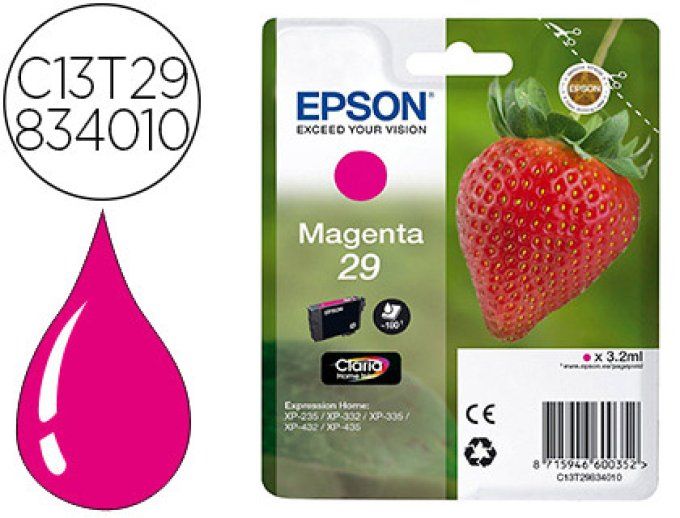 Cartouche d'encre Epson 29 Magenta