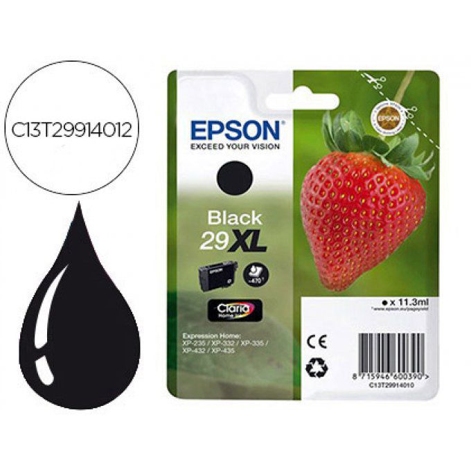 Cartouche d'encre Epson 29 XL noir