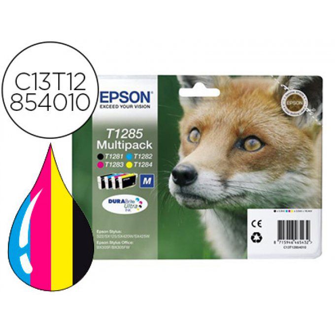 Cartouche d'encre Epson T 1285 4 couleurs