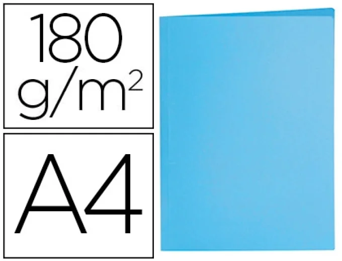  50 Sous-chemise LIDERPAPEL  papier cartonne 180g/m2 310x230mm document a4 