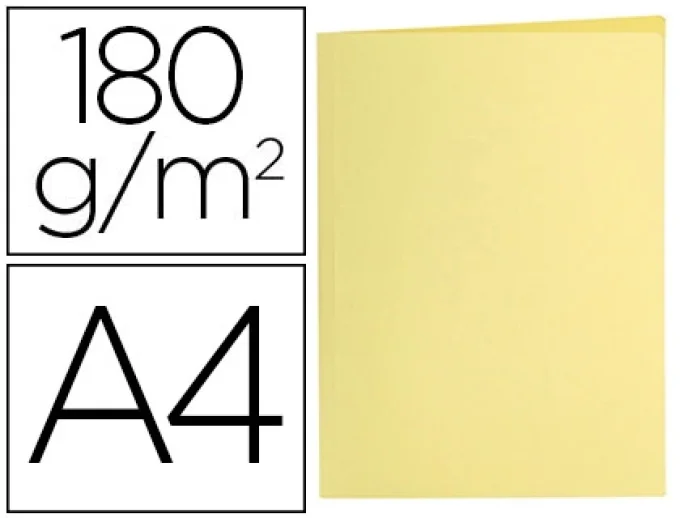  50 Sous-chemise LIDERPAPEL  papier cartonne 180g/m2 310x230mm document a4 