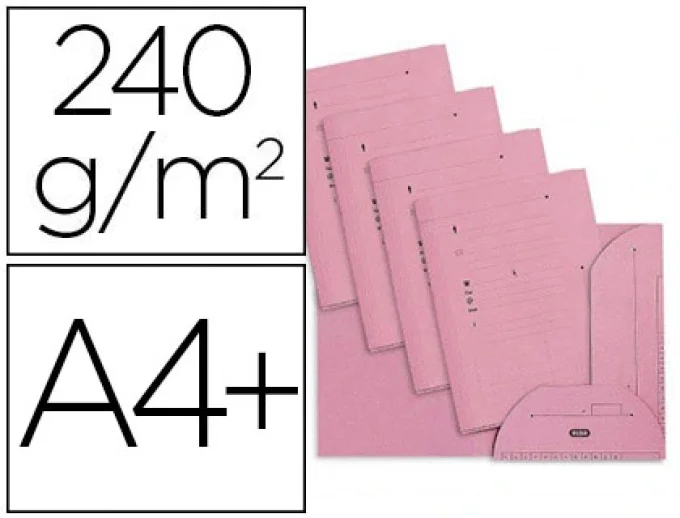 25 Chemises kraft oxford hv kraft 240g 235x320mm armoire et caisse 2 rabats intérieurs indexation 
