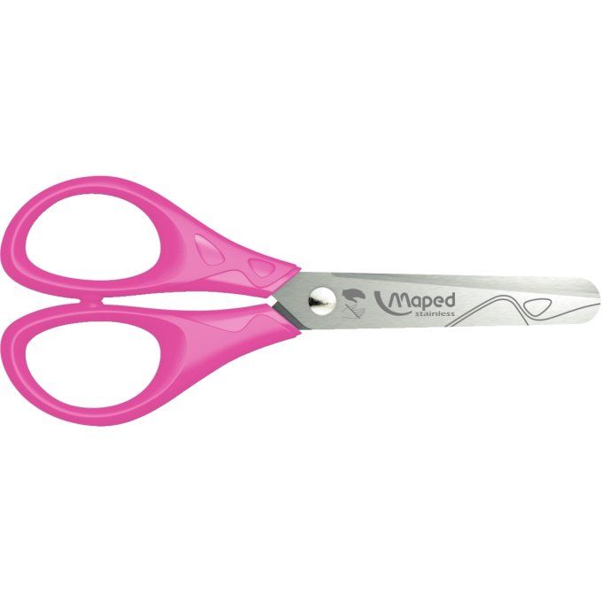 Ciseaux ESSENTIALS pour gaucher 13cm  MAPED Coloris assortis