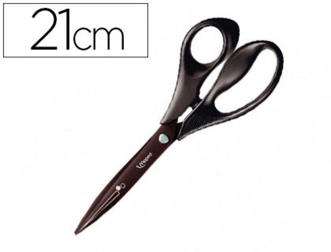 MAPED Ciseaux maped expert titanium asymétriques lames ultra résistantes 210mm anneaux ergonomiques