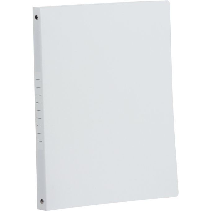 Classeur 4 anneaux en polypropylène opaque, format A4, dos 2,5 cm