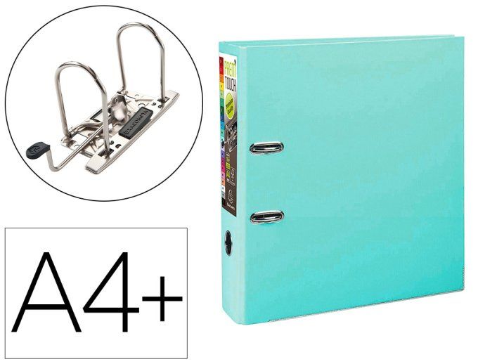 EXACOMPTA Classeur levier exacompta prem'touch polypropylène a4+ 32x30cm dos 8cm