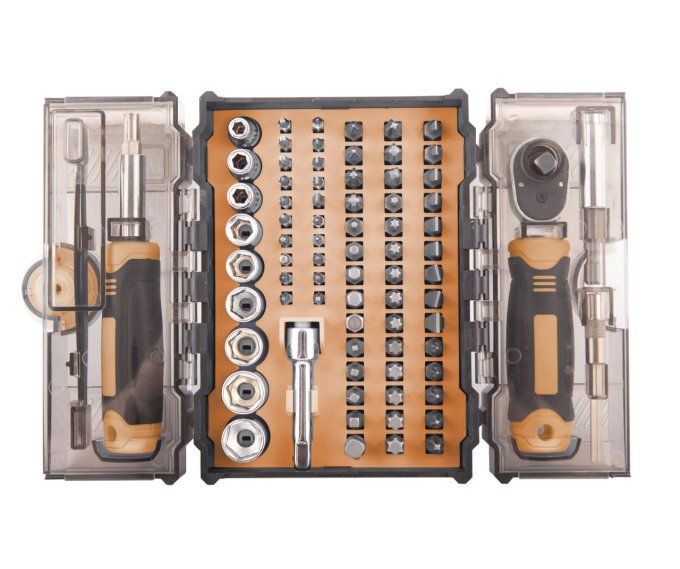 Coffret cliquet de précision + tournevis (78pcs)  CLAS
