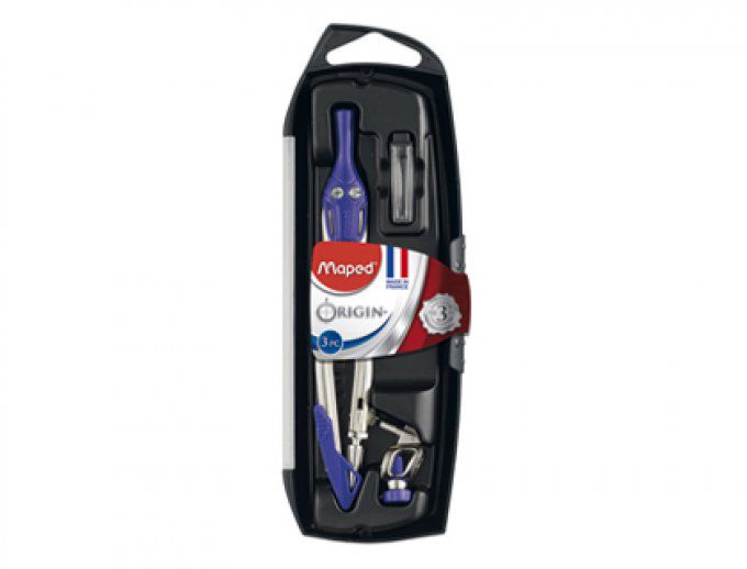 Compas MAPED origin mine bague branches acier durabilité rigidité