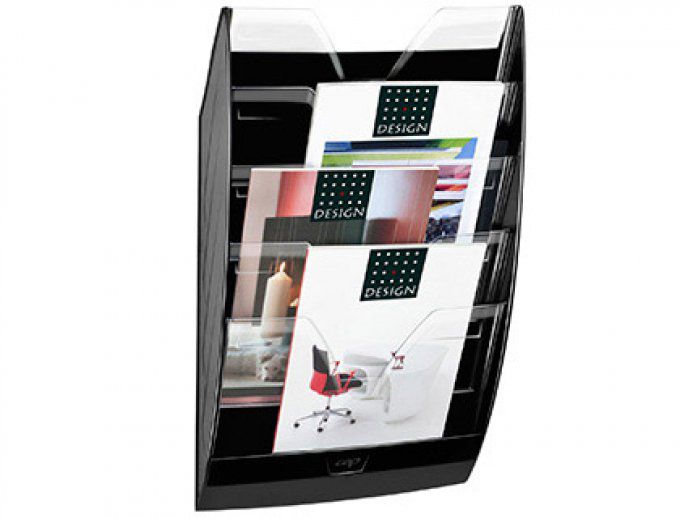 Corbeille murale CEP ensemble monobloc 5 cloisons.