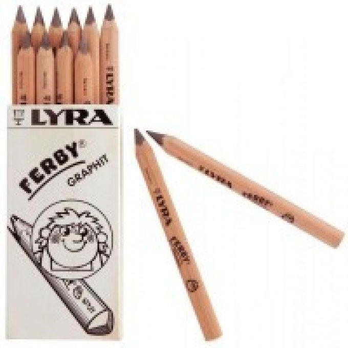 Boîte de 12 crayons graphite FERBY  triangulaire 12 cm