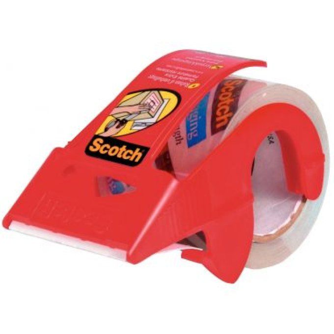 Rouleau polypropylène transparent sur dévidoir 50 mmx20,3 m