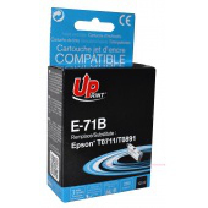 UPRINT E-71B BK CARTOUCHE COMPATIBLE AVEC EPSON T071 - T0711