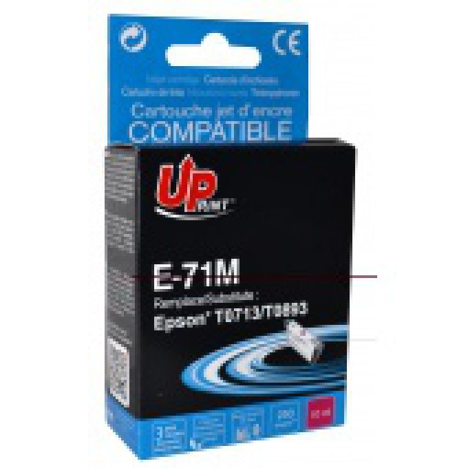 UPRINT E-71M MAGENTA CARTOUCHE COMPATIBLE AVEC EPSON T071 - T0713
