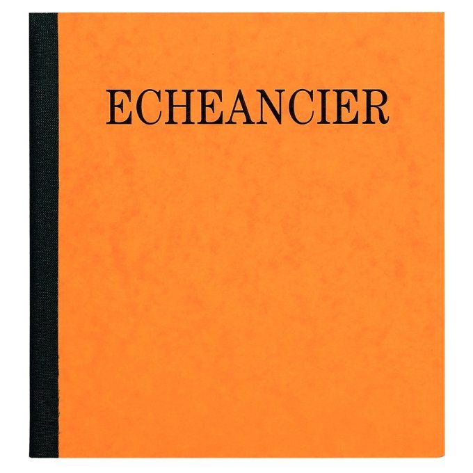 Piqûre échéancier de 72 pages format 21 x 19 cm