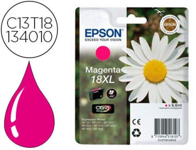 cartouche d'encre Epson 18 XL Cyan