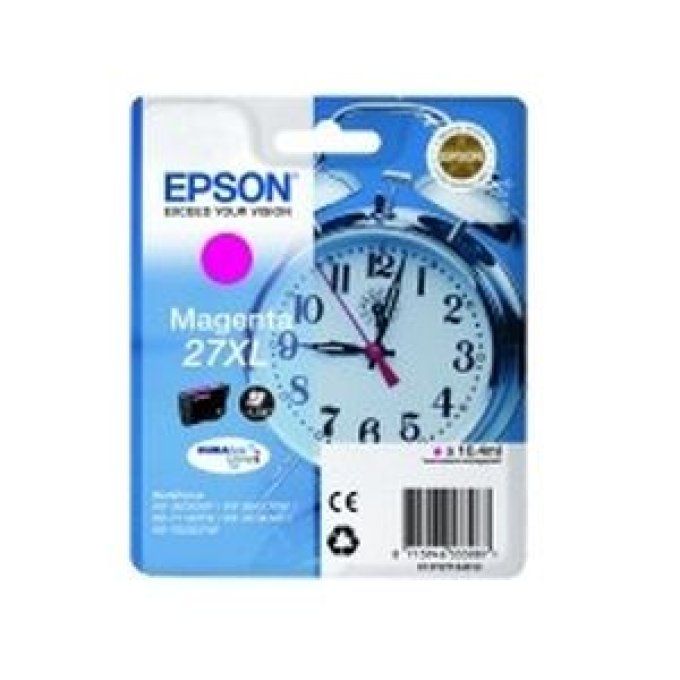 EPSON Cartouche Réveil 27XL Encre Durabrite Magenta XL 10,4ml