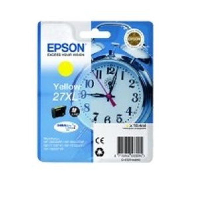 EPSON Cartouche Réveil 27XL Encre Durabrite Yellow XL 10,4ml