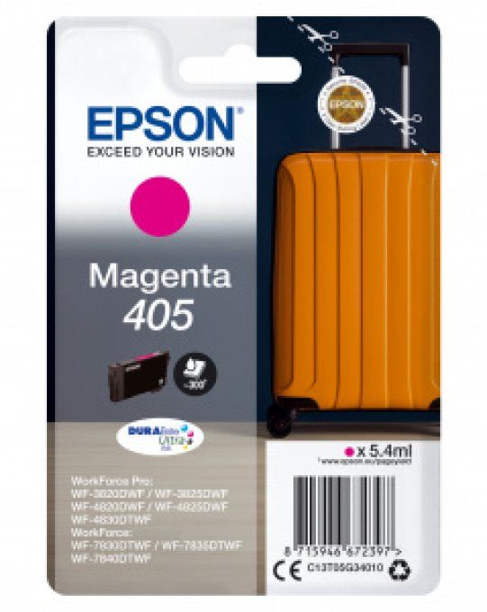 EPSON Cartouche Encre Durabrite Ultra 405 Magenta 5,4ml