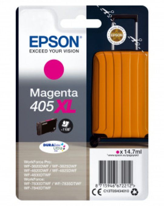 EPSON Cartouche Encre Durabrite Ultra 405XL Magenta 14,7ml