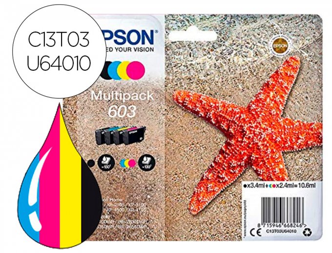 EPSON Cartouche encre epson 603 pack