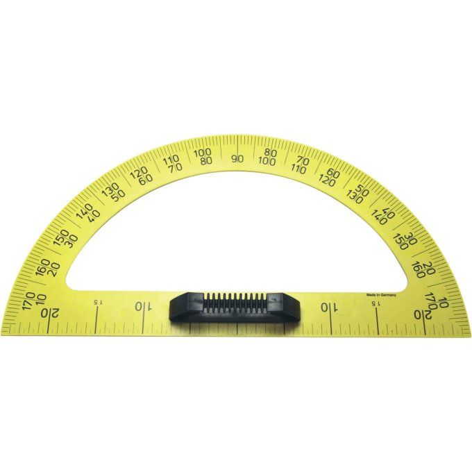 Rapporteur magnétique 50cm en plastique pour tableau
