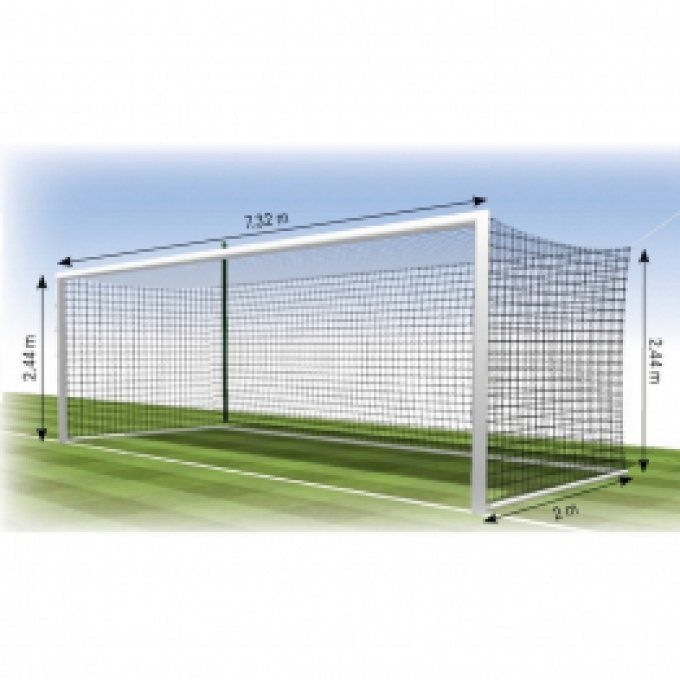 FILETS FOOTBALL 11 JOUEURS - EUROPEEN - LA PAIRE diam 3mm