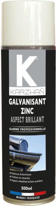Galvanisant zinc brillant - aérosol de 500ml