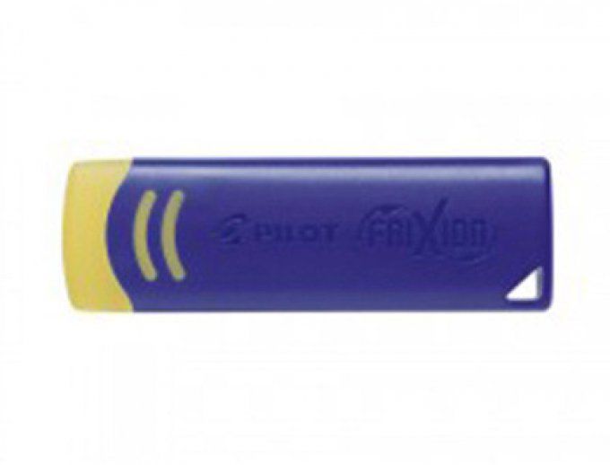 Gomme PILOT  frixion encre effaçable coloris bleu.