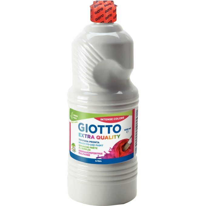 Flacon de 1L de gouache liquide GIOTTO 6 COLORIS AU CHOIX