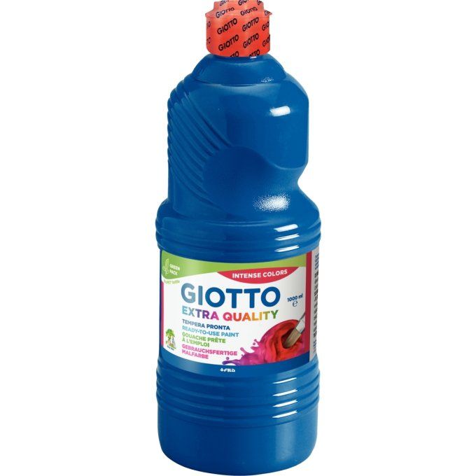 Flacon de 1L de gouache liquide GIOTTO 6 COLORIS AU CHOIX