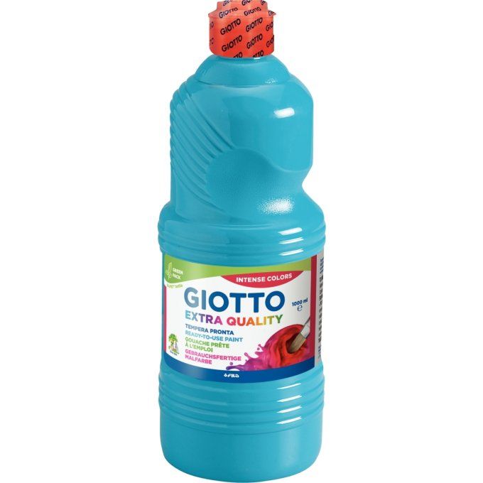 Flacon de 1L de gouache liquide GIOTTO 6 COLORIS AU CHOIX