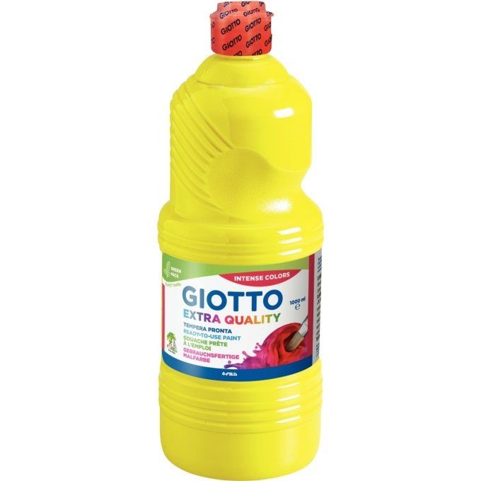 Flacon de 1L de gouache liquide GIOTTO 6 COLORIS AU CHOIX